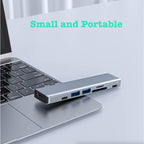 4-in-1 USB-C Hub — Silver — product view 4