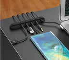 Silicone Desktop Cable Organizer — 3 Slots — product view 2