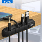 Silicone Desktop Cable Organizer — 3 Slots — product view 5
