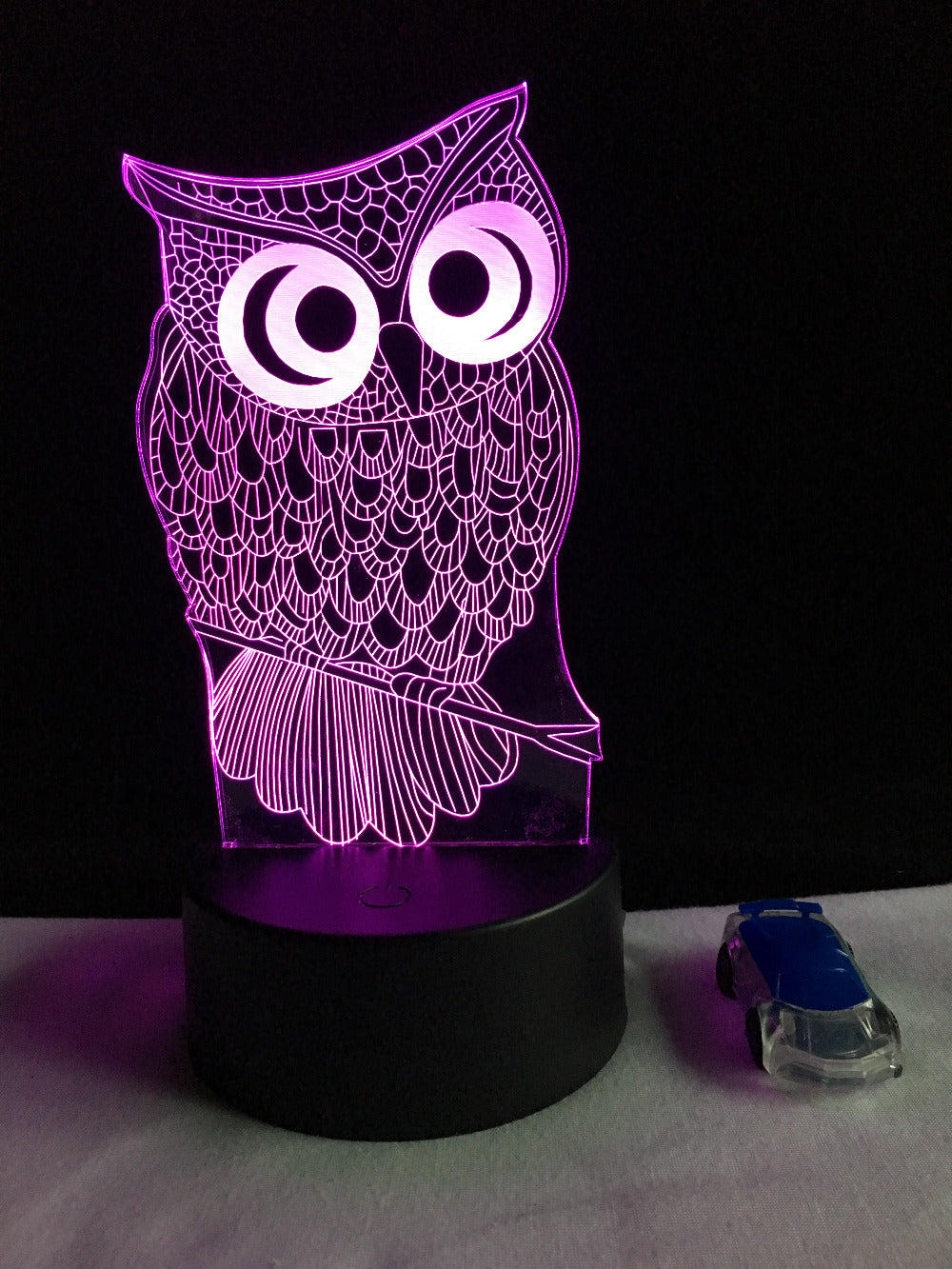 Owl Color-Changing LED Lamp — product view 7