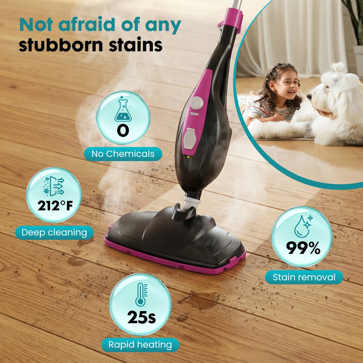 10-in-1 Steam Mop & Handheld Cleaner — product view 6