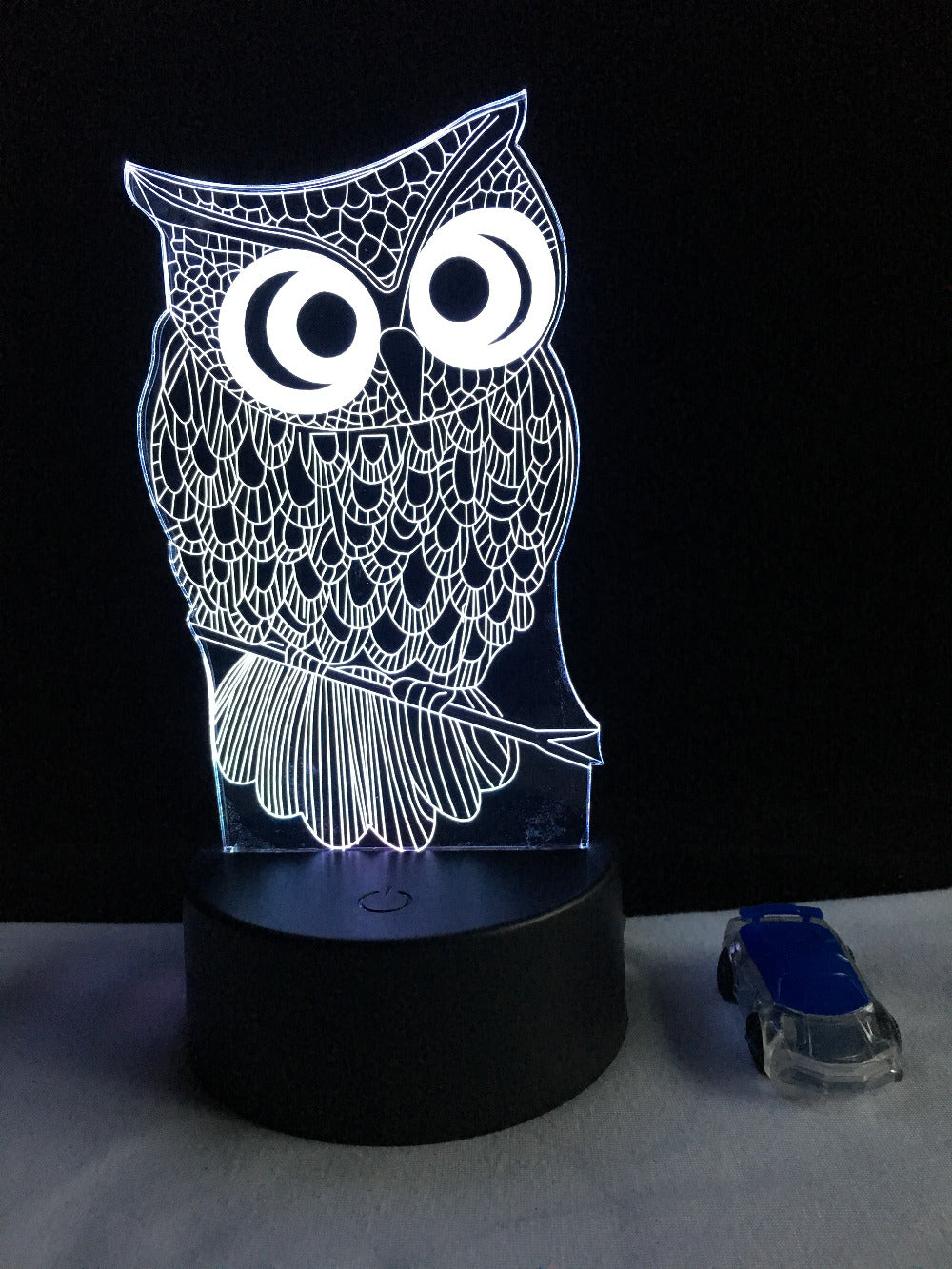 Owl Color-Changing LED Lamp