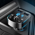 Bluetooth Car FM Transmitter & USB Charger — product view 3