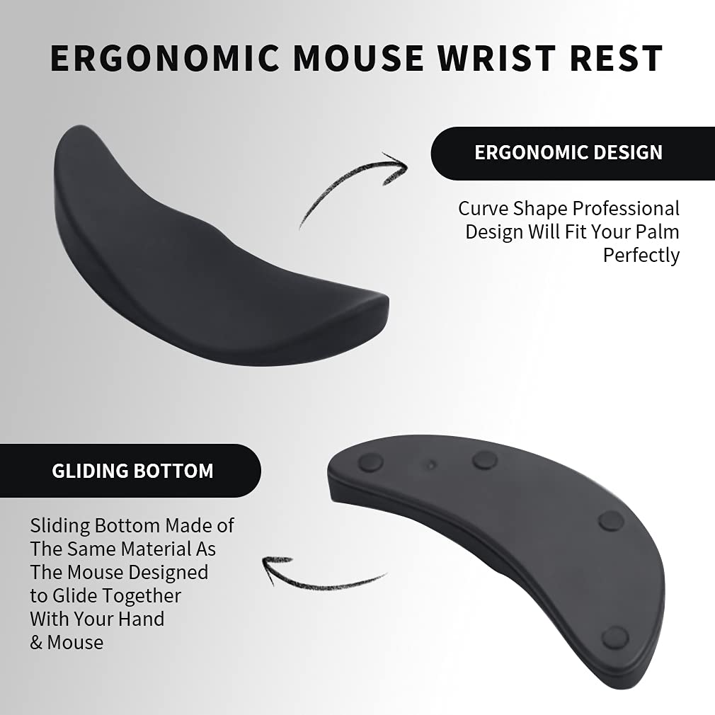 Gliding Silicone Mouse Wrist Rest — product view 2