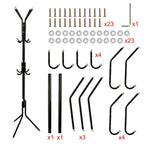 Metal Coat Rack Organizer — product view 3