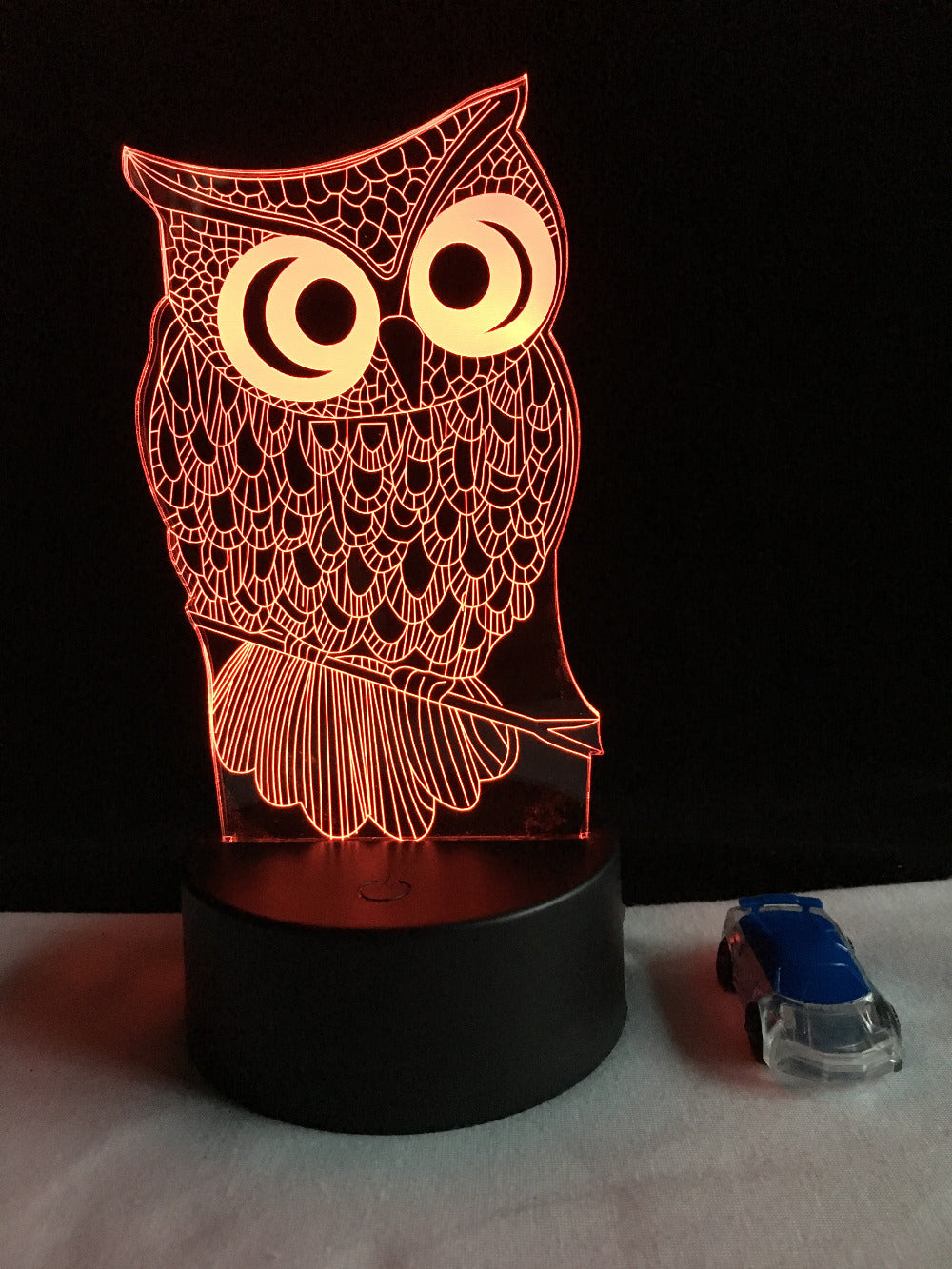 Owl Color-Changing LED Lamp — product view 6