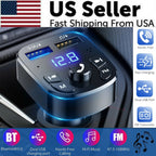 Bluetooth Car FM Transmitter & USB Charger — product view 2