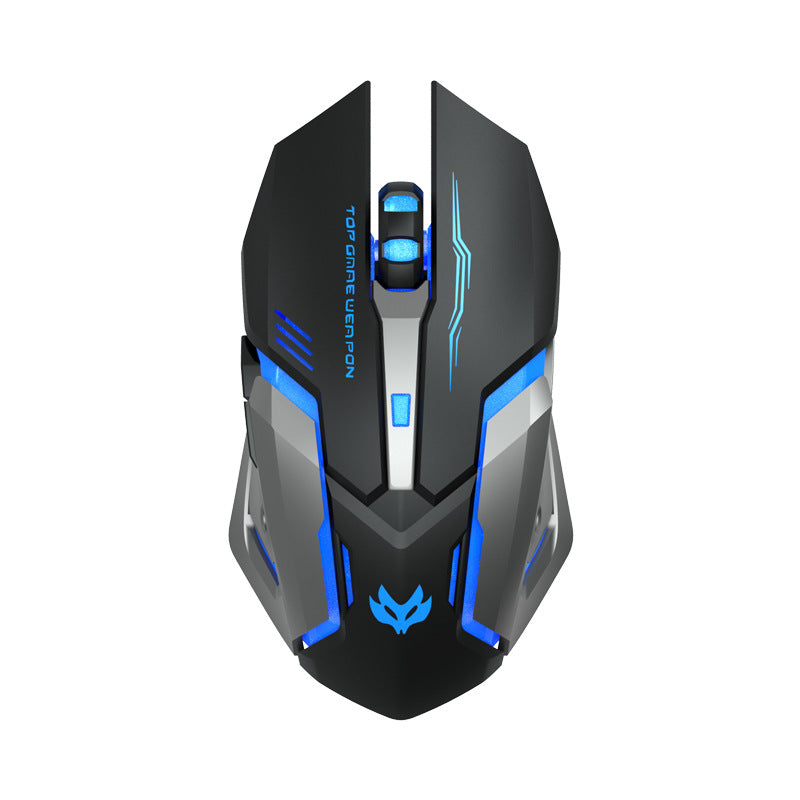Silent Wireless Mouse — 2.4G Black — product view 3