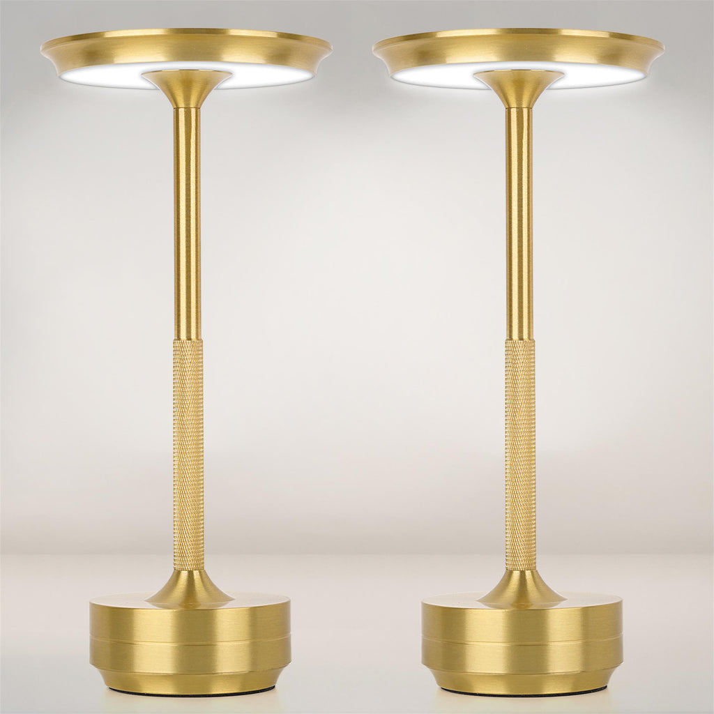 Rechargeable Cordless Table Lamps — 2 Pack