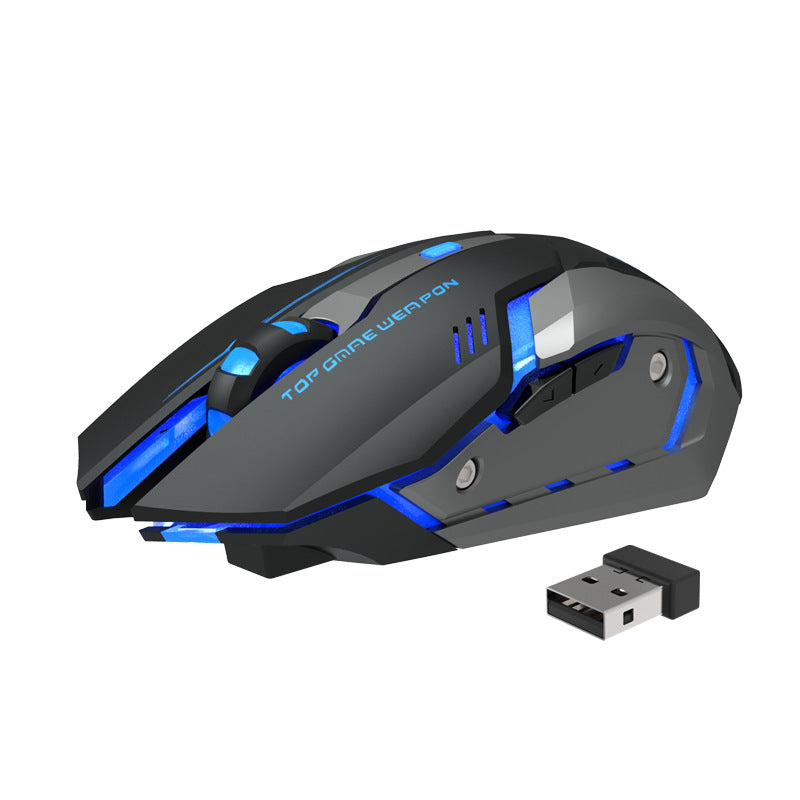 Silent Wireless Mouse — 2.4G Black — product view 4