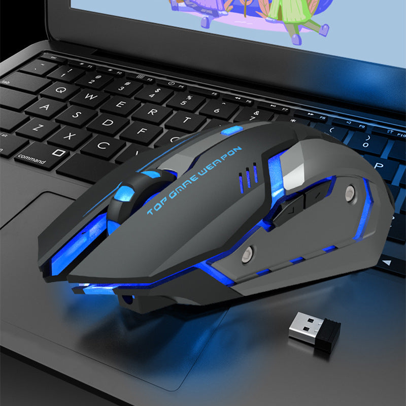 Silent Wireless Mouse — 2.4G Black